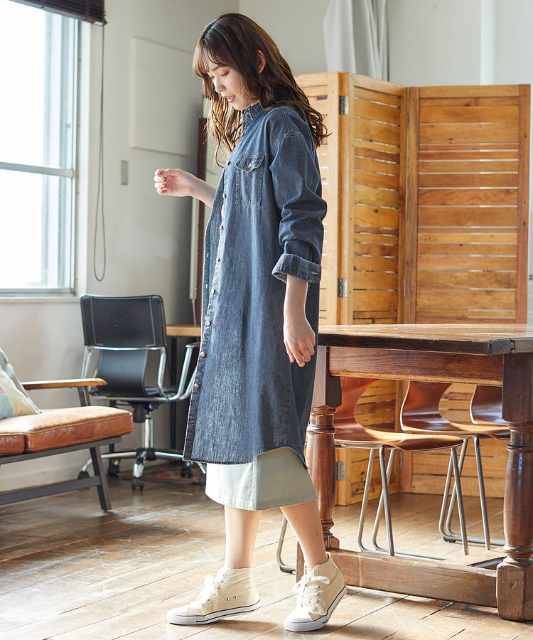 ハニーズ公式通販 デニムシャツワンピース ワンピース Honeys Online Shop レディースファッション通販