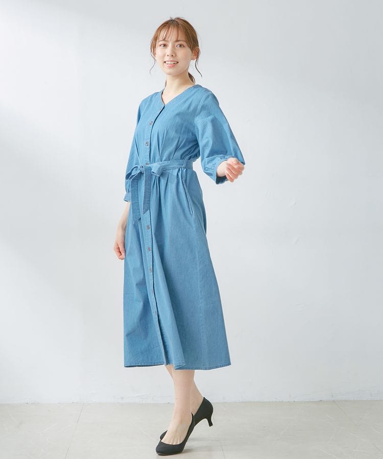 ハニーズ公式通販 デニムvネックワンピース ワンピース Honeys Online Shop レディースファッション通販 ハニーズ公式通販 デニムvネックワンピース ワンピース Honeys Online Shop レディースファッション通販