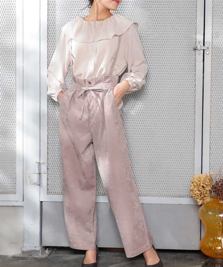 ハニーズ公式通販 サス付ストレートパンツ ボトムス Honeys Online Shop レディースファッション通販