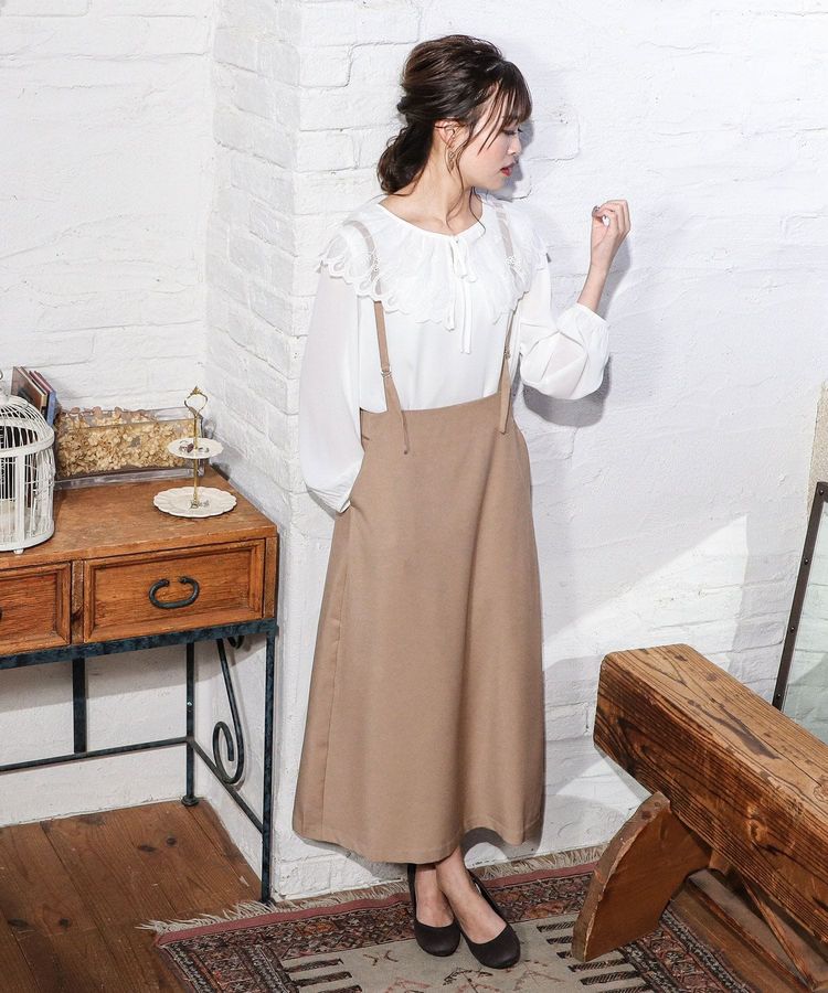 ハニーズ公式通販 サス付スカート Web限定llサイズ有 ボトムス Honeys Online Shop レディースファッション通販