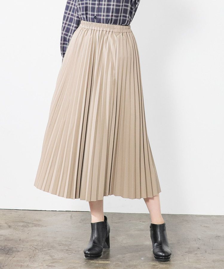 ハニーズ公式通販 合皮プリーツスカート Web限定llサイズ有 ボトムス Honeys Online Shop レディースファッション通販