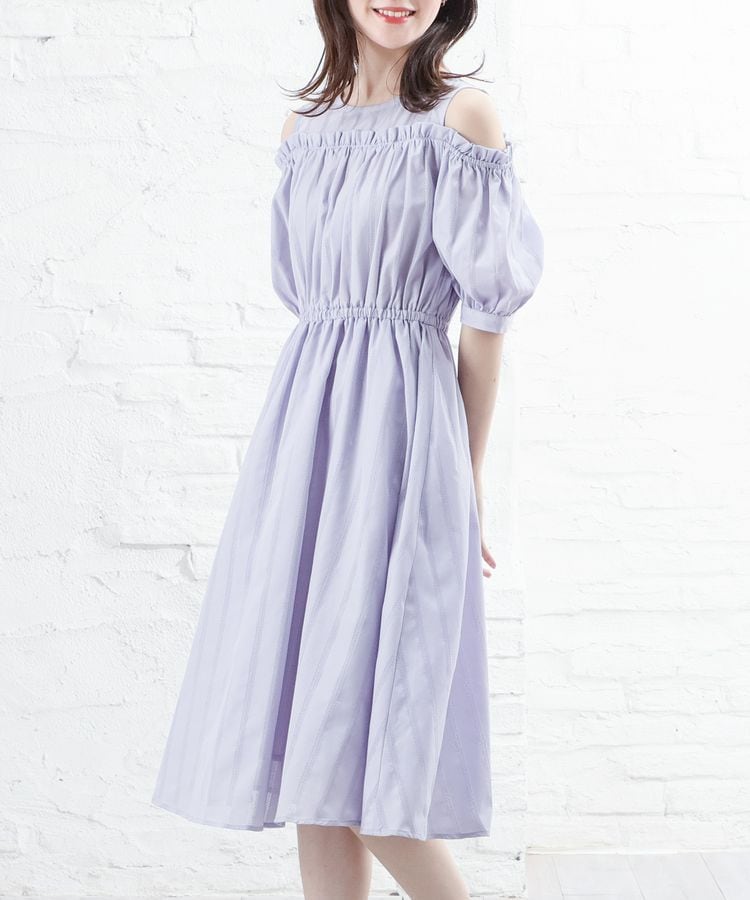 ハニーズ公式通販】肩開きワンピース: ワンピース-Honeys Online Shop