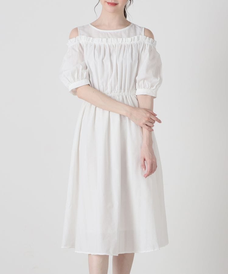 ハニーズ公式通販】肩開きワンピース: ワンピース-Honeys Online Shop
