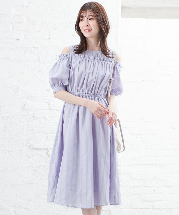 ハニーズ公式通販】肩開きワンピース: ワンピース-Honeys Online Shop