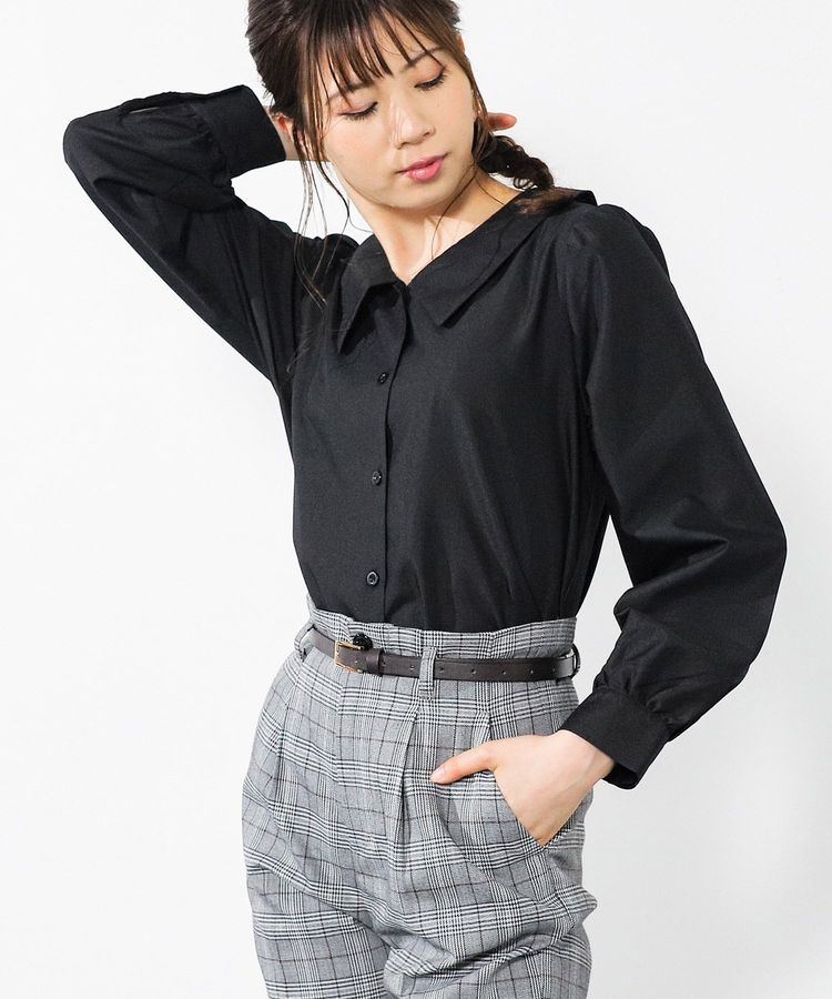 ハニーズ公式通販 衿付ブラウス トップス Honeys Online Shop レディースファッション通販