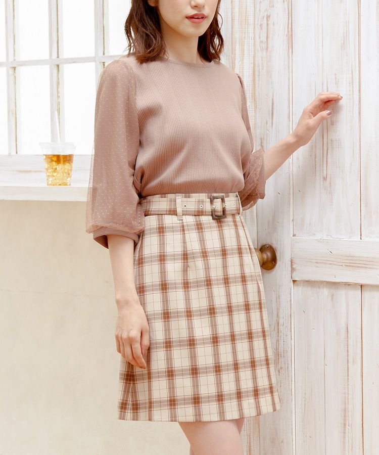 ハニーズ公式通販 ベルト付台形スカート ボトムス Honeys Online Shop レディースファッション通販