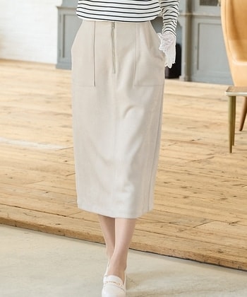 【Honeys公式 / ハニーズ】スエードナロースカート レディース M グレージュ プチプラ 【Honeys公式 / ハニーズ】スエードナロースカート レディース M グレージュ プチプラ