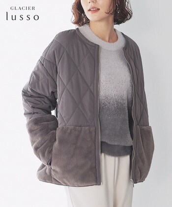 【Honeys公式 / ハニーズ】ファー切替ブルゾン レディース L ブラウン プチプラ 【Honeys公式 / ハニーズ】ファー切替ブルゾン レディース L ブラウン プチプラ