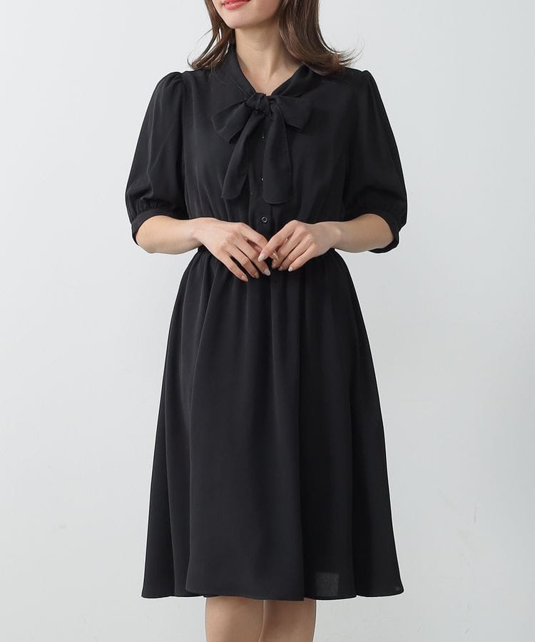 ハニーズ公式通販 ボウタイワンピース Web限定llサイズ有 ワンピース Honeys Online Shop レディースファッション通販