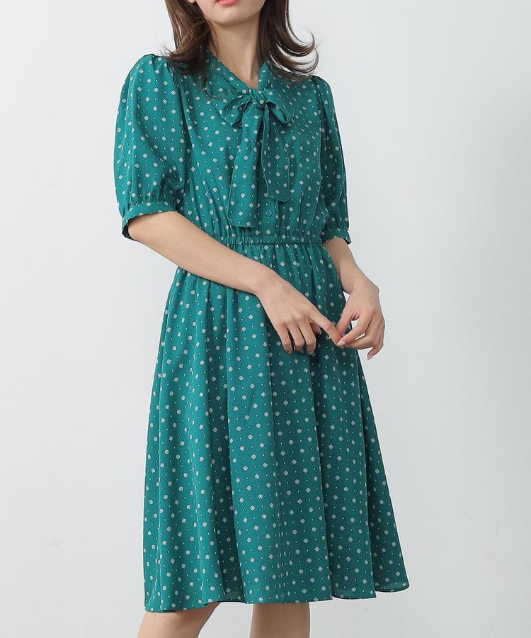 ハニーズ公式通販 ボウタイワンピース Web限定llサイズ有 ワンピース Honeys Online Shop レディースファッション通販