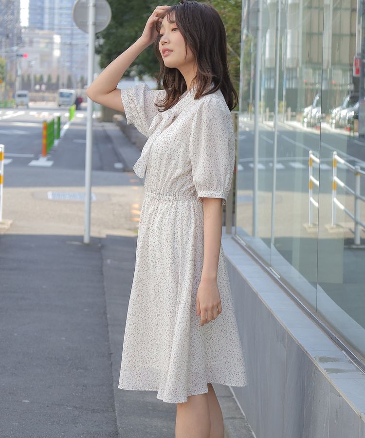 ハニーズ公式通販 ボウタイワンピース Web限定llサイズ有 ワンピース Honeys Online Shop レディースファッション通販