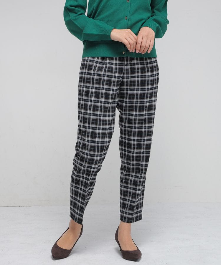 ハニーズ公式通販 チェックテーパードパンツ ボトムス Honeys Online Shop レディースファッション通販