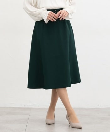 【Honeys公式 / ハニーズ】ベルト付フレアスカート レディース S グリーン プチプラ 【Honeys公式 / ハニーズ】ベルト付フレアスカート レディース S グリーン プチプラ