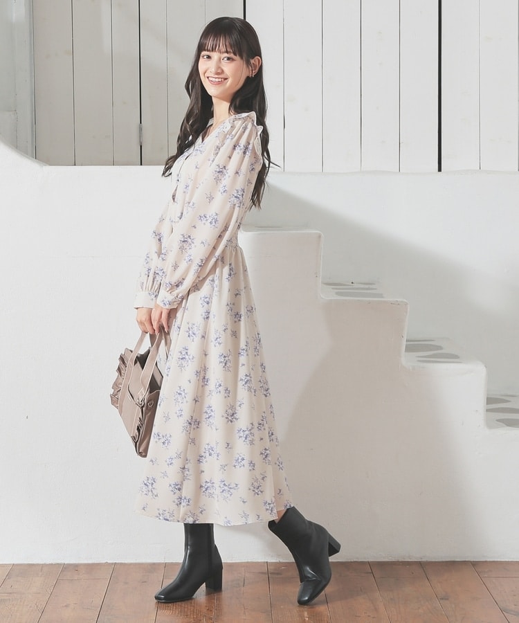 肩フリルワンピース: ワンピース｜ハニーズ公式通販