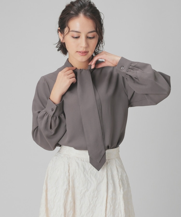 ネクタイ風ブラウス: トップス｜ハニーズ公式通販