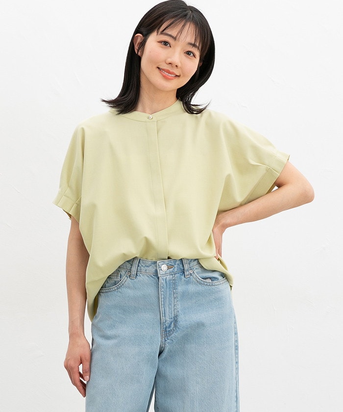 【Honeys公式 / ハニーズ】袖タックブラウス レディース M イエロー プチプラ 【Honeys公式 / ハニーズ】袖タックブラウス レディース M イエロー プチプラ