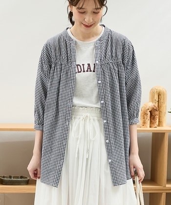 6分袖切替チュニック: トップス｜ハニーズ公式通販