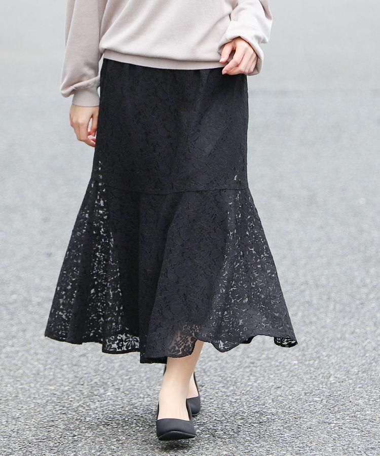 ハニーズ公式通販 レースマーメイドスカート Web限定llサイズ有 ボトムス Honeys Online Shop レディースファッション通販