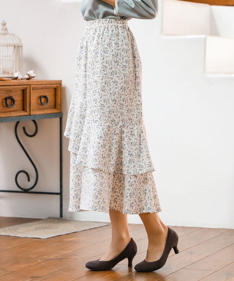 ハニーズ公式通販 ティアードロングスカート Web限定llサイズ有 ボトムス Honeys Online Shop レディースファッション通販