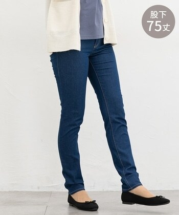 【Honeys公式 / ハニーズ】スリムデニムスキニー(股下75cm) レディース LL ライトインディゴ プチプラ 【Honeys公式 / ハニーズ】スリムデニムスキニー(股下75cm) レディース LL ライトインディゴ プチプラ