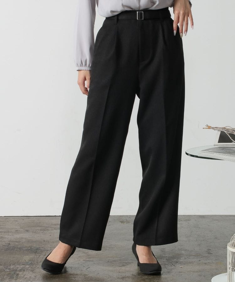 ハニーズ公式通販 ベルト付ストレートパンツ ボトムス Honeys Online Shop レディースファッション通販 ハニーズ公式通販 ベルト付ストレートパンツ ボトムス Honeys Online Shop レディースファッション通販