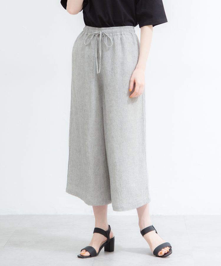 ハニーズ公式通販 麻混ガウチョパンツ ボトムス Honeys Online Shop レディースファッション通販