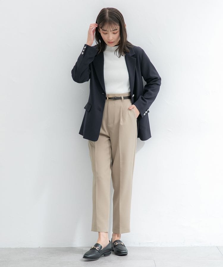 予約販売品 ハニーズ ブラック テーパードパンツ ベルト付テーパードパンツ S