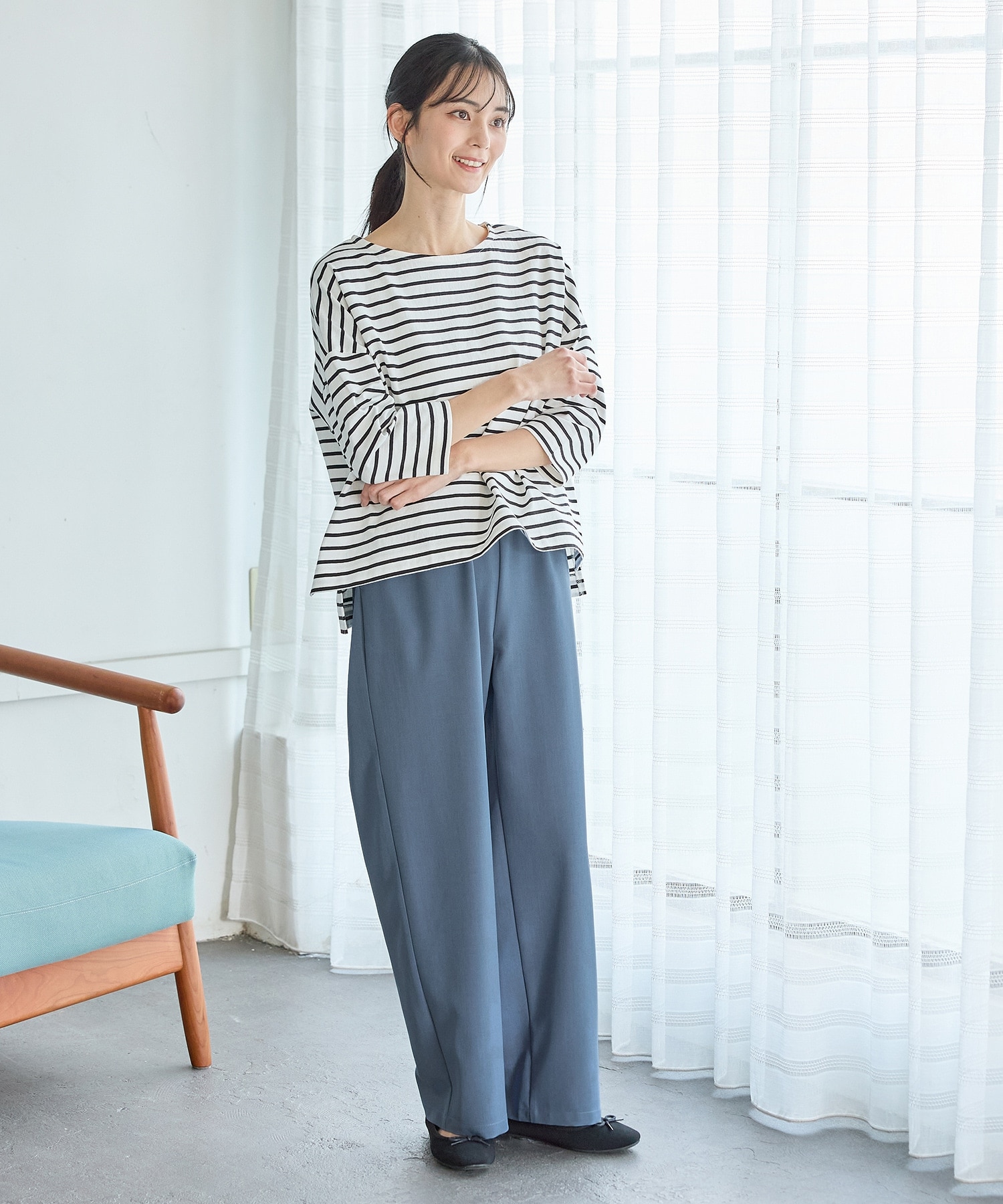 CITEN｜<CITEN>3タックイージーワイドパンツ | Rakuten Fashion
