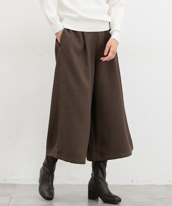 【Honeys公式 / ハニーズ】ガウチョパンツ レディース M 杢チャ プチプラ 【Honeys公式 / ハニーズ】ガウチョパンツ レディース M 杢チャ プチプラ