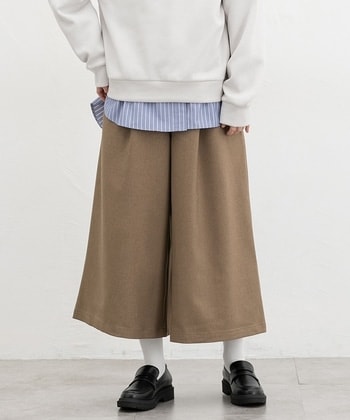 【Honeys公式 / ハニーズ】ガウチョパンツ レディース L 杢モカ プチプラ 【Honeys公式 / ハニーズ】ガウチョパンツ レディース L 杢モカ プチプラ