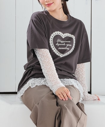 レースペプラムトップス: トップス｜ハニーズ公式通販