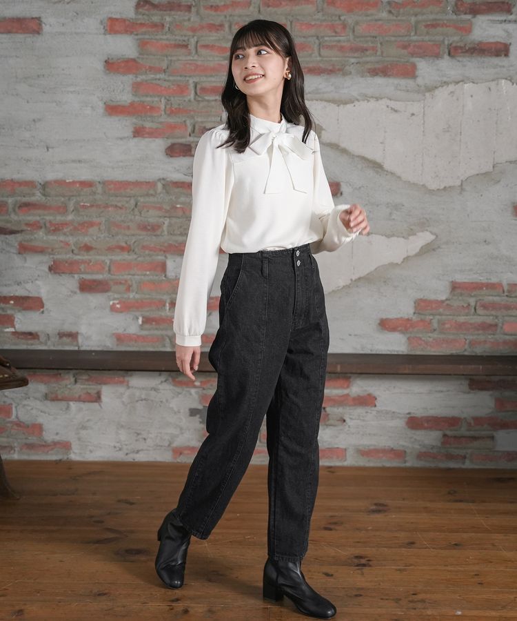 ハニーズ公式通販】リボン付トップス: トップス-Honeys Online Shop