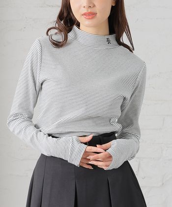 刺繍ハイネックトップス: トップス｜ハニーズ公式通販