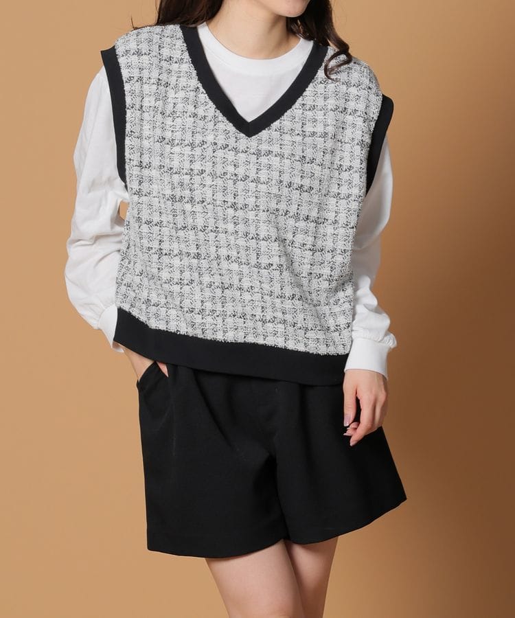 Tシャツ付ツイードベストの口コミ一覧 | リアルな口コミ・公式サイト