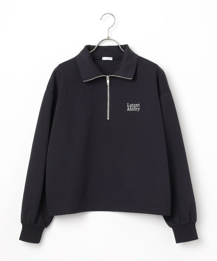 ハーフジップゆるトップス: トップス｜ハニーズ公式通販