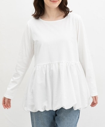 【Honeys公式 / ハニーズ】裾バルーンインナー レディース S ホワイト プチプラ 【Honeys公式 / ハニーズ】裾バルーンインナー レディース S ホワイト プチプラ