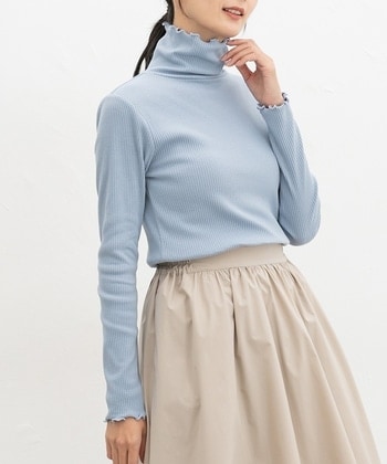 【Honeys公式 / ハニーズ】メローテレコタートル レディース S スモーキーブルー プチプラ 【Honeys公式 / ハニーズ】メローテレコタートル レディース S スモーキーブルー プチプラ