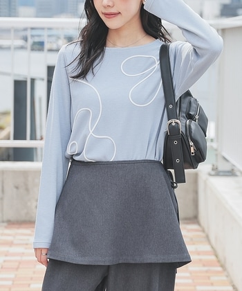 【Honeys公式 / ハニーズ】コード刺繍トップス レディース L サックス プチプラ 【Honeys公式 / ハニーズ】コード刺繍トップス レディース L サックス プチプラ