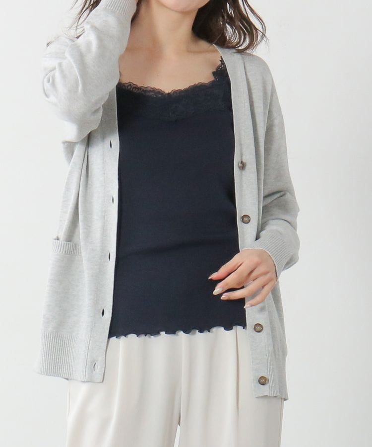 ハニーズ公式通販】テレコレースキャミソール: トップス－Honeys Online Shop－レディースファッション通販