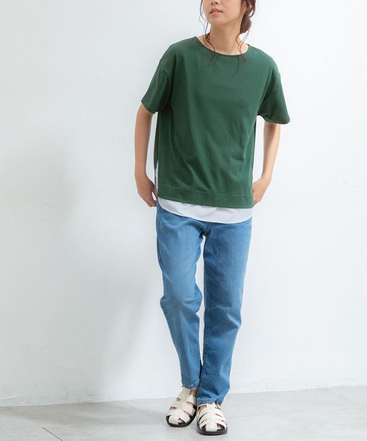 ハニーズ公式通販 裾レイヤード風ｔシャツ トップス Honeys Online Shop レディースファッション通販