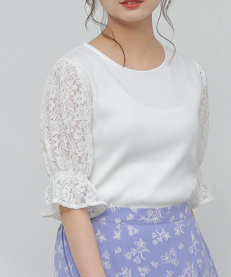 ハニーズ公式通販 袖レーストップス トップス Honeys Online Shop レディースファッション通販