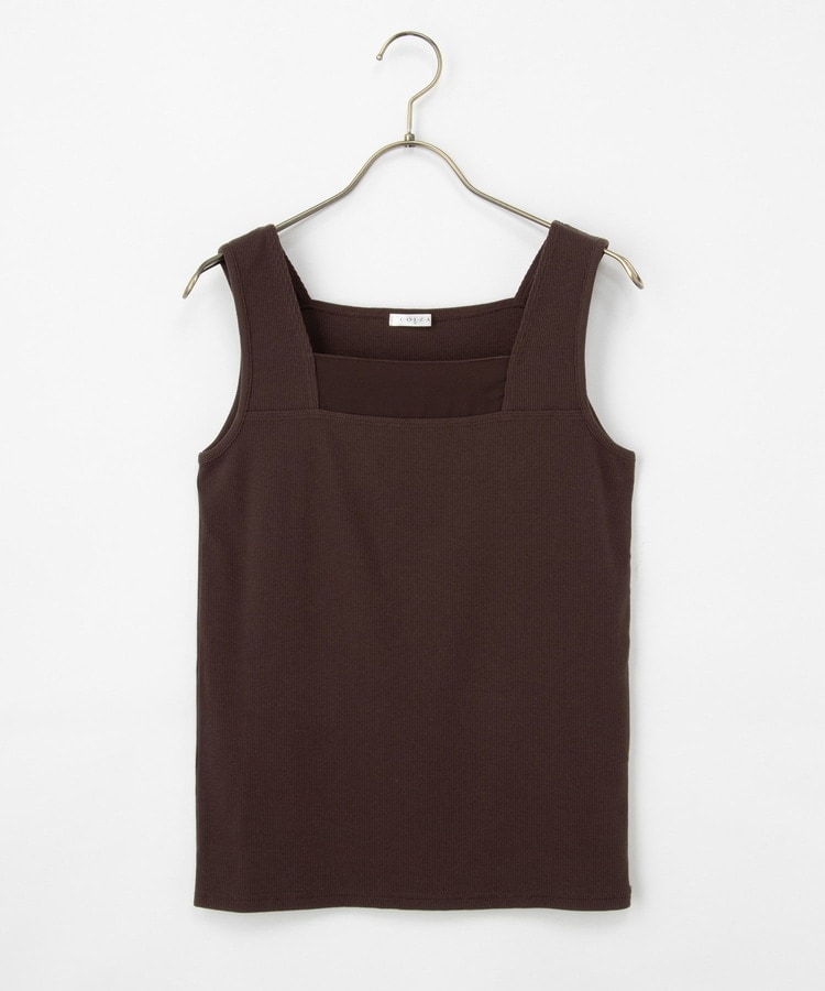 シアー切替スクエアタンクトップ: トップス｜ハニーズ公式通販