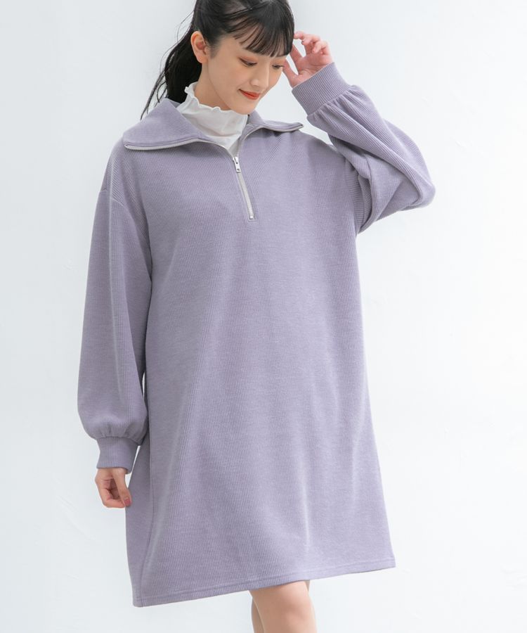 ハニーズ公式通販 ハーフジップワンピース ワンピース Honeys Online Shop レディースファッション通販