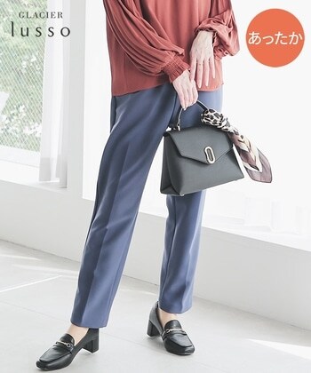 【Honeys公式 / ハニーズ】ウォームテーパードパンツ レディース LL ダークブルー プチプラ 【Honeys公式 / ハニーズ】ウォームテーパードパンツ レディース LL ダークブルー プチプラ