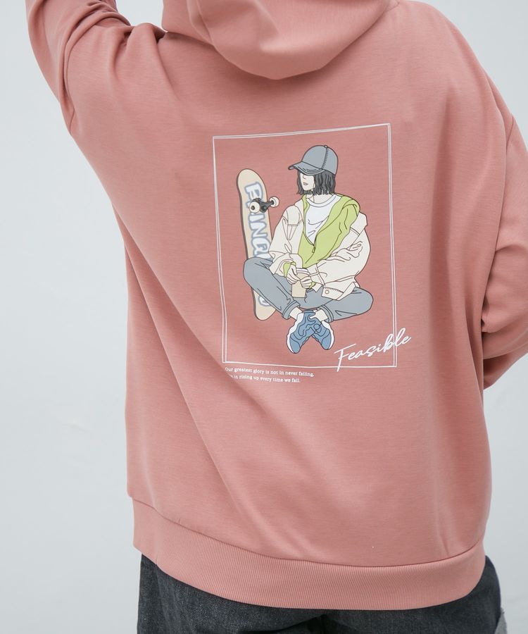 ハニーズ公式通販 イラストパーカー トップス Honeys Online Shop レディースファッション通販