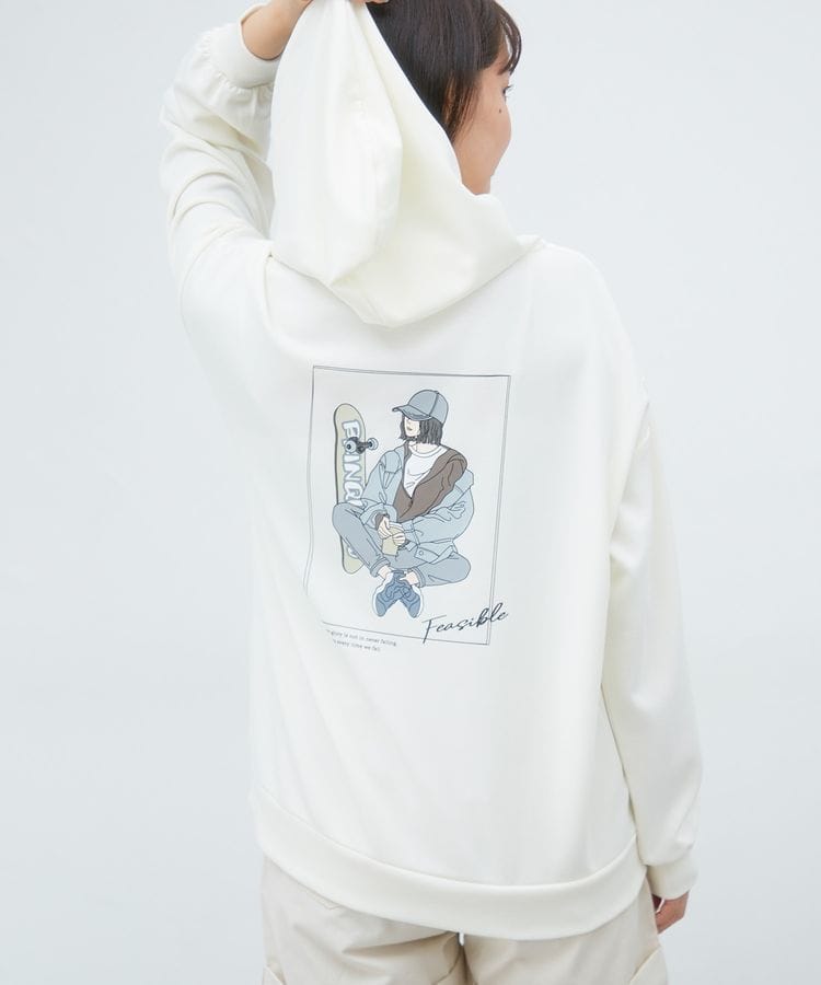 ハニーズ公式通販 イラストパーカー トップス Honeys Online Shop レディースファッション通販