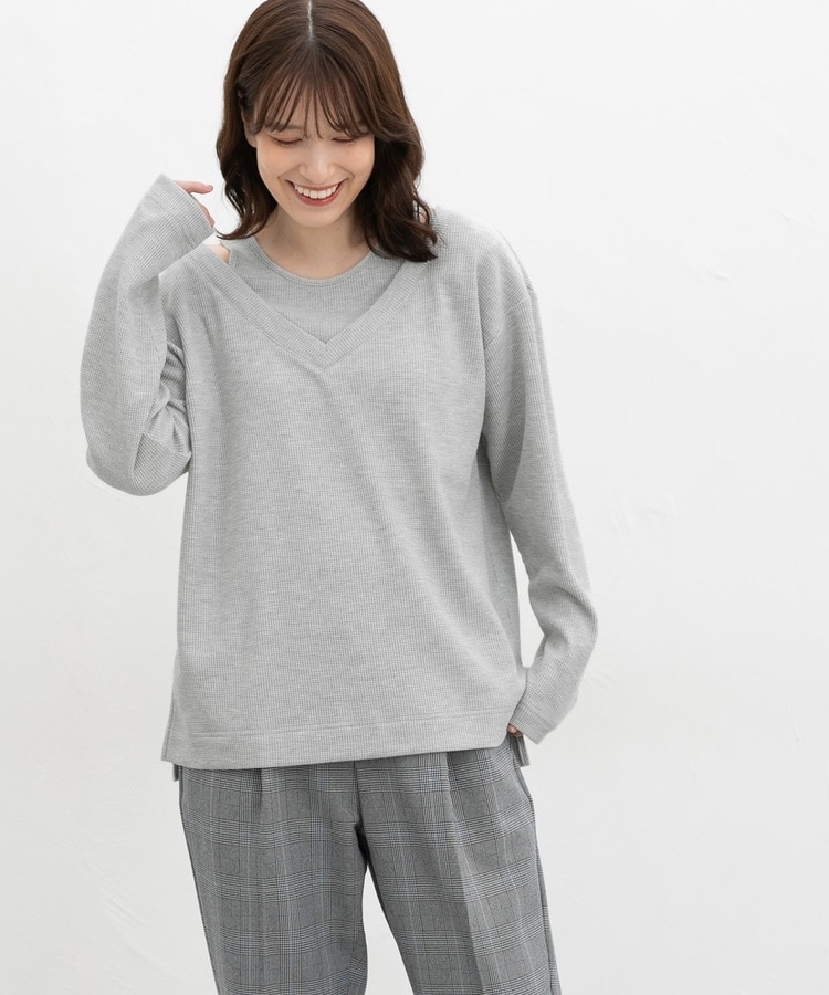 レイヤード風トップス: トップス｜ハニーズ公式通販