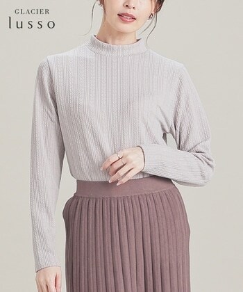 【Honeys公式 / ハニーズ】ジャカードハイネック レディース M ライトグレー プチプラ 【Honeys公式 / ハニーズ】ジャカードハイネック レディース M ライトグレー プチプラ