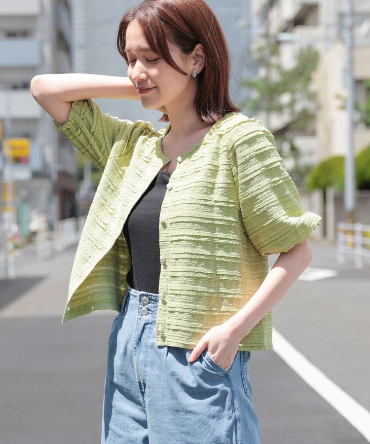 値下げ ハニーズ Honeys トップス 長袖 Lサイズ 花柄 白×黒 更