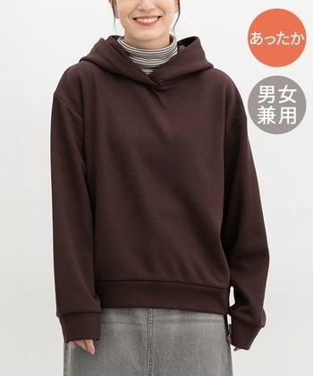 【Honeys公式 / ハニーズ】あったかきれいめパーカー レディース L ブラウン プチプラ 【Honeys公式 / ハニーズ】あったかきれいめパーカー レディース L ブラウン プチプラ